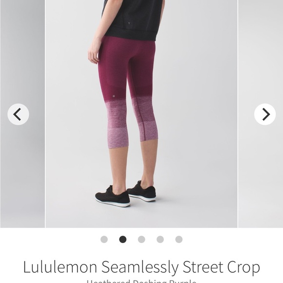 Lululemon Seamlessly Street Crop leggings size 6 - Picture 5 of 7